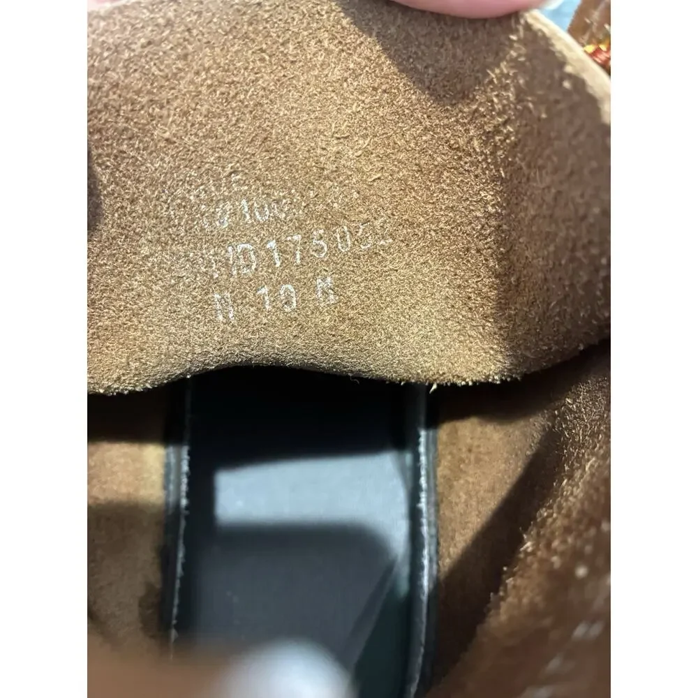 LL Bean Bean Boots Made in USA Duck Boot Brown Leather 10 M
